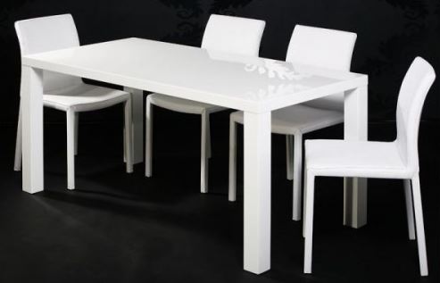 Hoogglans witte design tafel Glossy